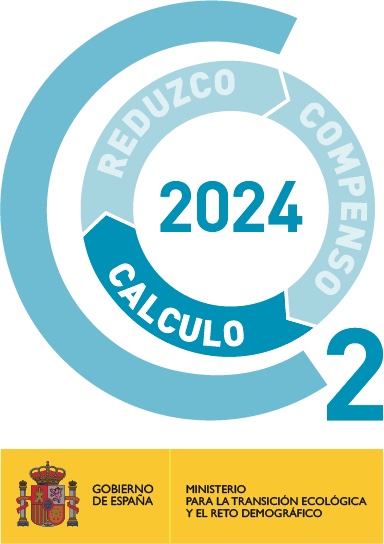 Sello Calculo 2024 del Registro de Huella de Carbono del MITECO